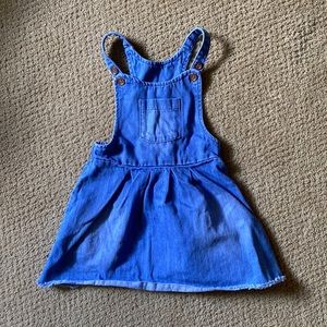 Denim Overall Dress